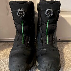 RefrigiWear Extreme Pac Boots BOA Black Waterproof Antislip Winter Men's Sz 13
